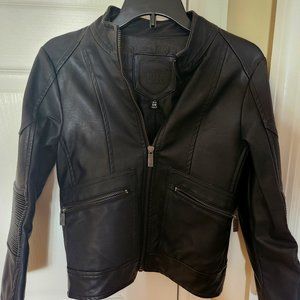 Black faux leather Urban Republic jacket Size 5/6